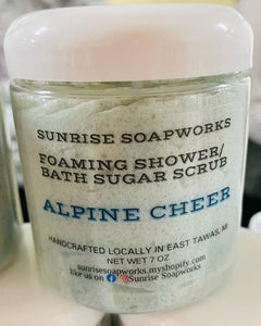 Alpine cheer Foaming Bath/Shower Sugar Scrub