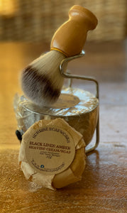 Black Linen amber Refill for shaving cream/soap
