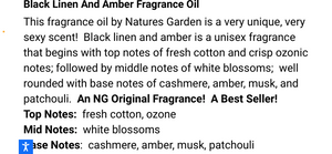 Black Linen amber Refill for shaving cream/soap